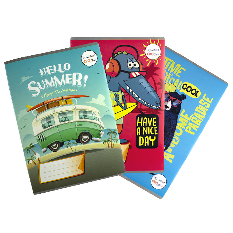 Caiet A4 48 File Coperta Policromie Velin Evoffice