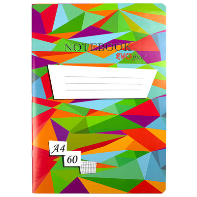 Caiet A4 60 File Coperta Policromie Matematica Evoffice