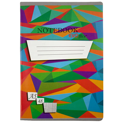 Caiet A5 48 File Coperta Policromie Matematica Evoffice
