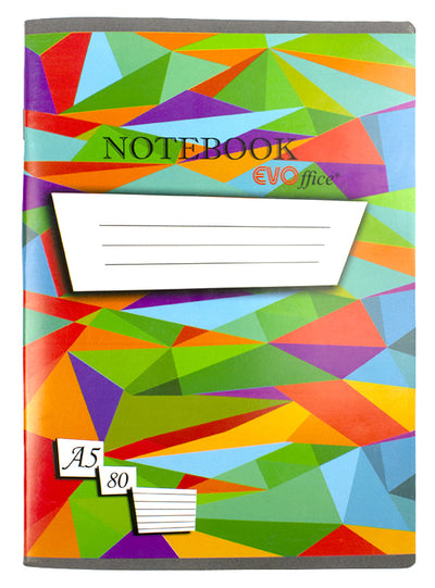 Caiet A5 80 File Coperta Policromie Dictando Evoffice