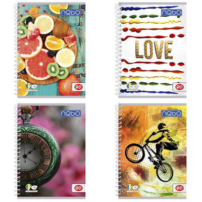 Caiet A5 80 File Cu Spira Ar - Nebo