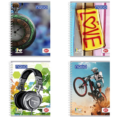 Caiet A5 80 File Cu Spira Dr - Nebo