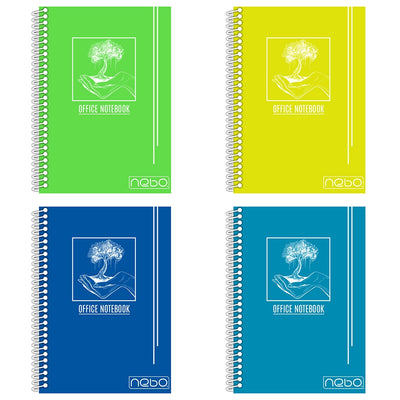 Caiet A5 80 File Dr, Coperta Pp, Cu Spira - Nebo