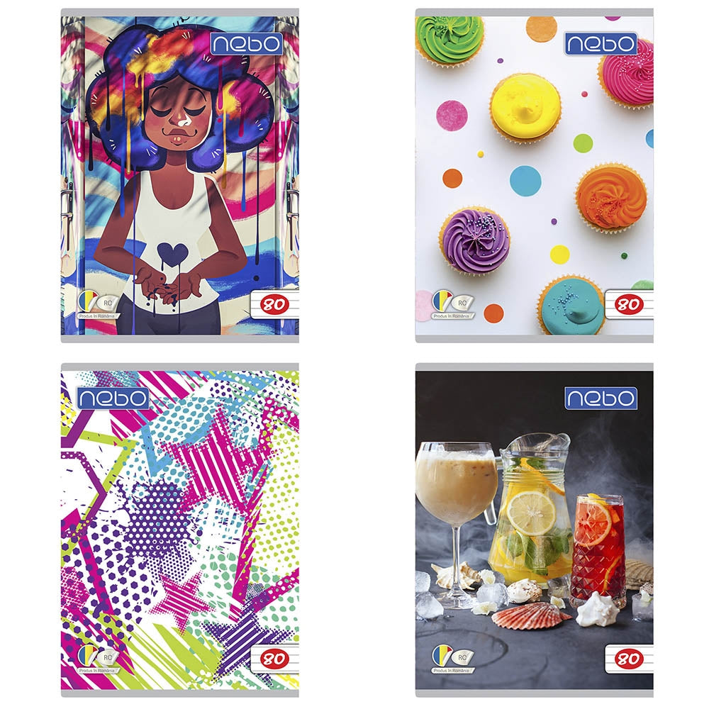 Caiet A5 80 File Dr - Nebo