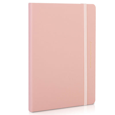 Caiet Birou 210*143Mm 96 File Dictando Coperta Imitatie Piele Roz Deli