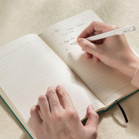 Notebook A5 112 file 80g dicandi coperta piele DELI