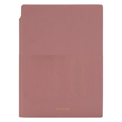 Caiet Birou A5 112 File 80G Dictando Coperta Piele Roz N141L Deli