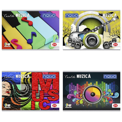 Caiet Muzica 24 File - Nebo