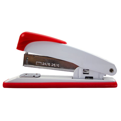 Capsator metalic mediu 24/6 20 coli EVOffice 207 - rosu