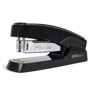 Capsator plastic mediu 24/6, 26/6 30 coli negru EVOffice