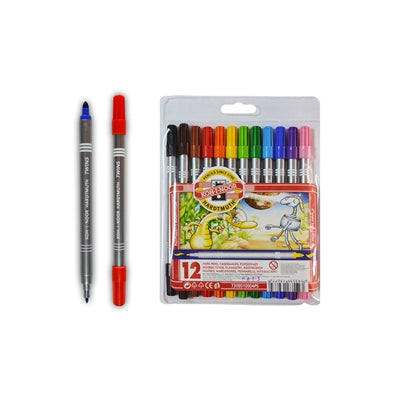 Carioca 12 Culori 2 Capete - Koh-I-Noor