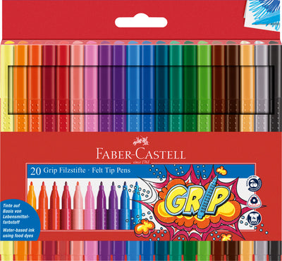 Carioca 20 Culori Grip Faber-Castell