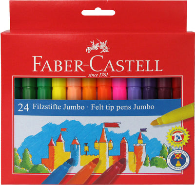 Carioca 24 Culori Jumbo Faber-Castell