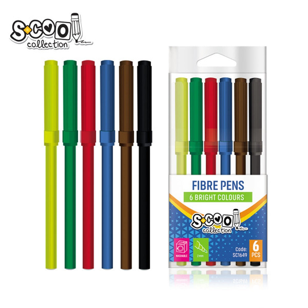 Carioca, 2mm, 6 cul/cutie PVC - S-COOL