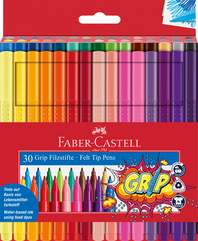 Carioca 30 Culori Grip Faber-Castell