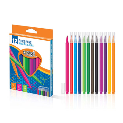 Carioca Triunghiulara, 12 Culori/Cutie - S-Cool