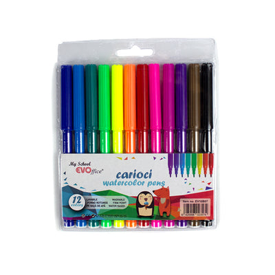 Carioci Pe Baza De Apa Superioare 12 Culori Evoffice