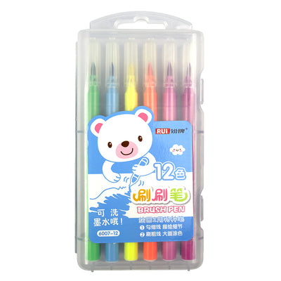 Carioci Tip Pensula 12 Culori Intense Evoffice