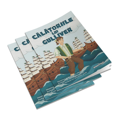 Carte De Colorat, Calatoriile Lui Gulliver - Wondertales