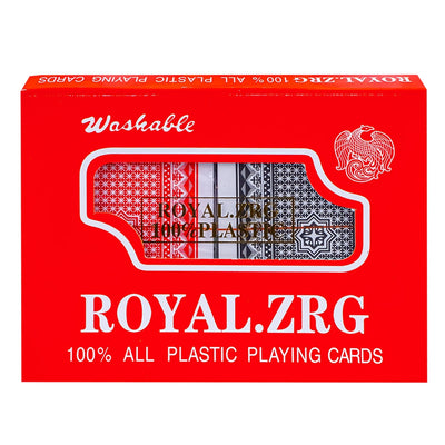 Carti de joc, din plastic, Royal - 2 set/cutie