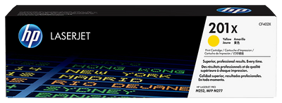 Toner HP 201X (CF402X), Yellow (Galben), Original, 2.3k pagini