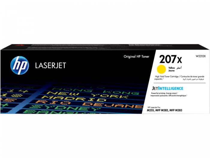 Toner HP 207X (W2212X), galben (Yellow), original, 2450 pagini