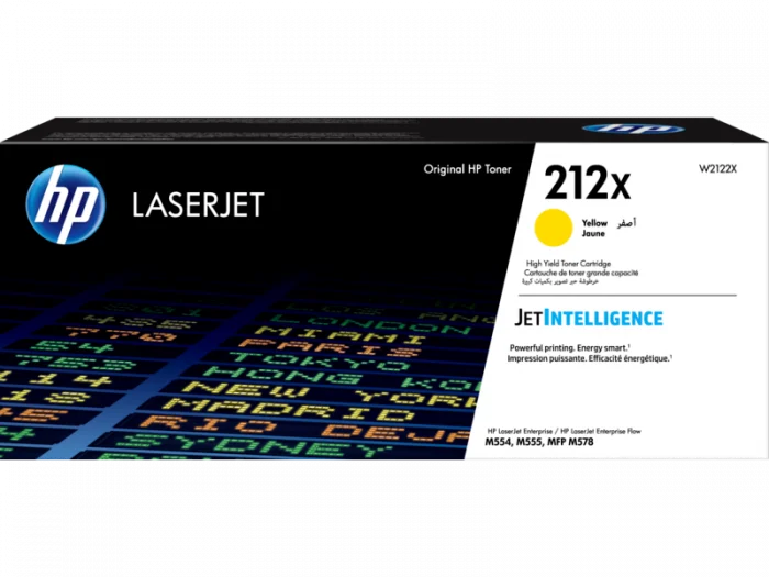 Toner HP 212X (W2122X), galben (yellow), original, 10.000 pagini