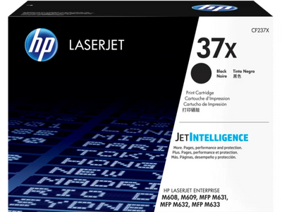 Toner HP 37X (CF237X), negru (black), original, 25000 pagini