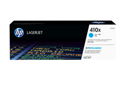 Toner HP 410X (CF411X), albastru (cyan), original, 5000 pagini