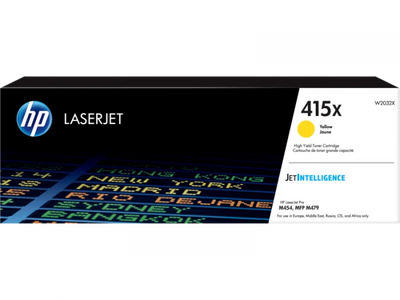 Toner HP 415X (W2032X) galben (Yellow) original, 6.000 pagini