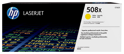 Toner HP 508X (CF362X), galben (Yellow), original, 9500 pagini