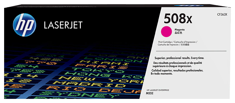 Toner HP 508X (CF363X), magenta (roz), original, 9500 pagini