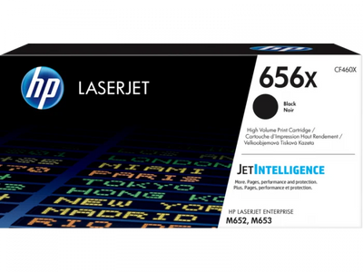 Toner HP 656X (CF460X), negru (black), original, 27000 pagini
