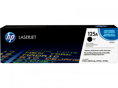 Toner HP 125A (CB540A), negru (black), original, 2200 pagini
