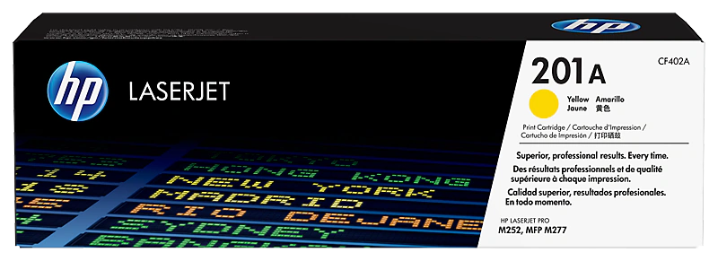 Toner HP 201A (CF402A), galben (yellow), original, ~1330 pagini