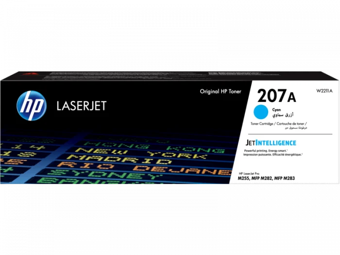 Toner Original HP 207A (W2211A) Albastru (Cyan), 1250 pagini