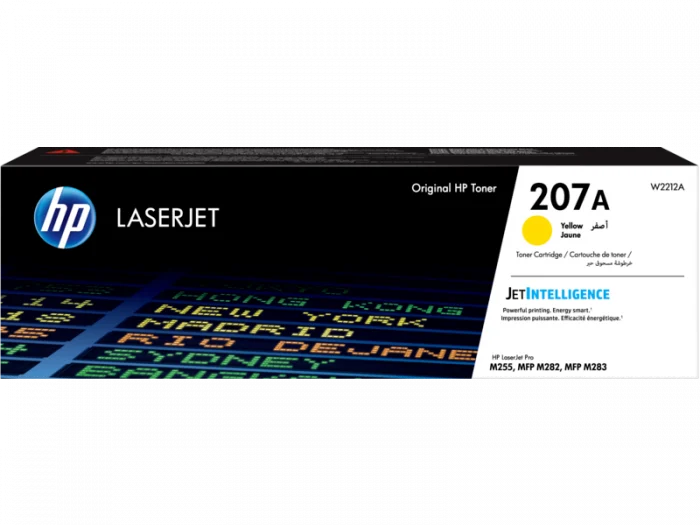 Toner HP 207A (W2212A), galben (yellow), original, 1250 pagini