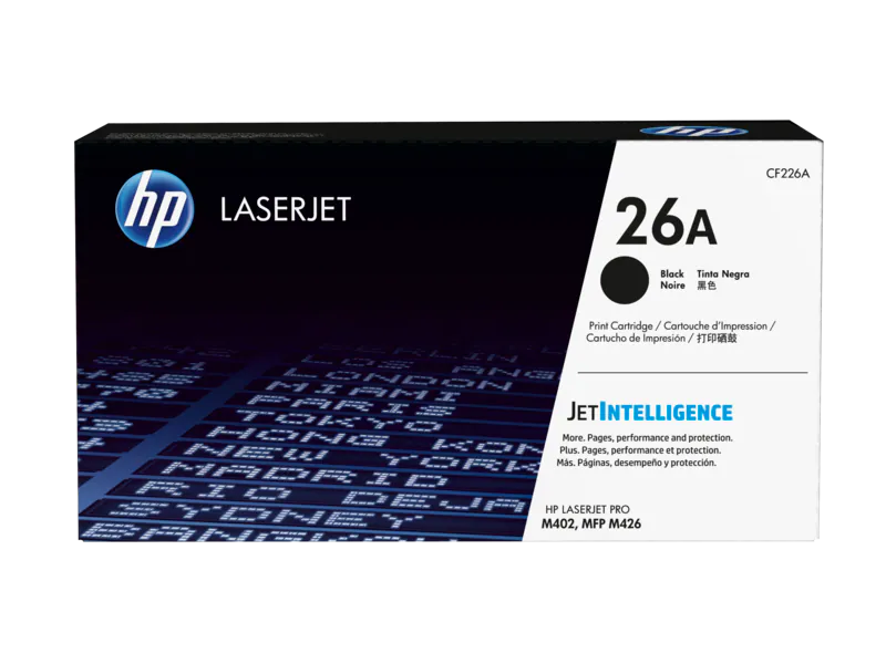 Toner original HP 26A (CF226A) negru (Black), 3100 pagini