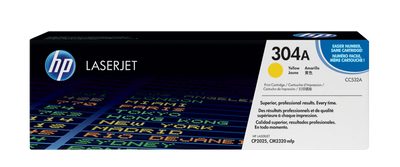 Toner HP 304A (CC532A), galben (yellow), original, 2800 pagini
