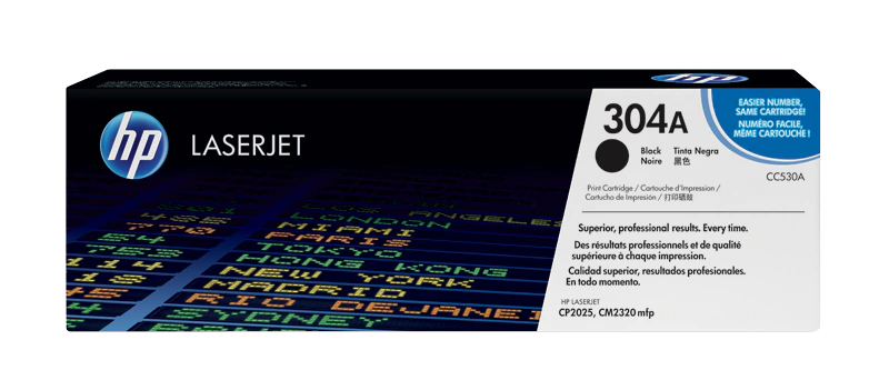 Toner HP 304A (CC530A), negru (black), original, 3500 pagini