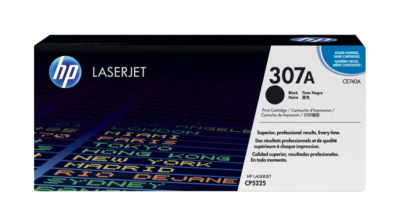 Toner Original HP 307A (CE740A) Negru (Black), 7000 pagini