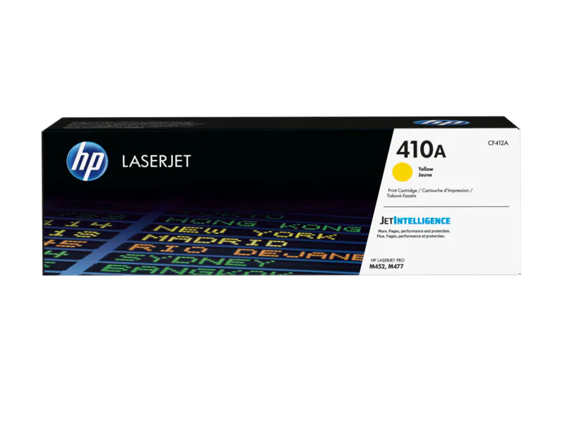 Toner Original HP 410A (CF412A) Galben (Yellow), 2300 pagini