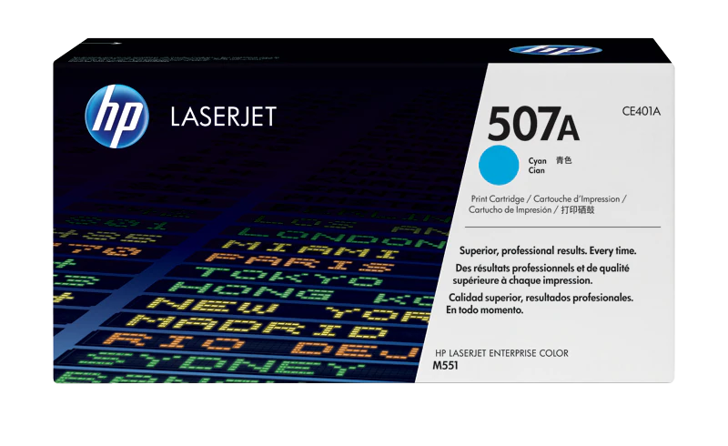 Toner HP 507A (CE401A), albastru (cyan), original, 6000 pagini