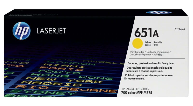 Toner HP 651A (CE342A), galben (Yellow), original, 16.000 pagini