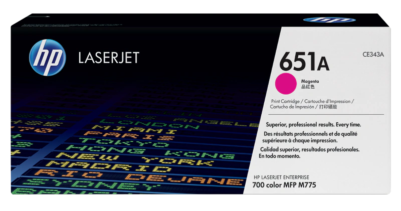 Toner HP 651A, (CE343A) magenta (roz), original, 16.000 pagini