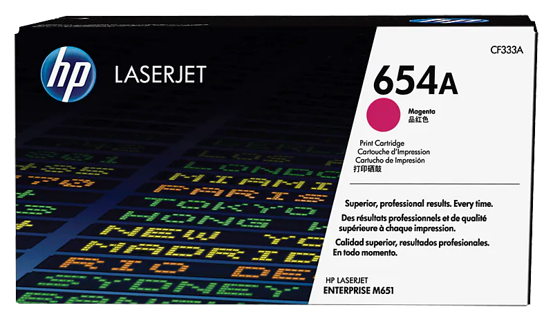 Toner HP 654A (CF333A), roz (Magenta), Original, 15000 pagini