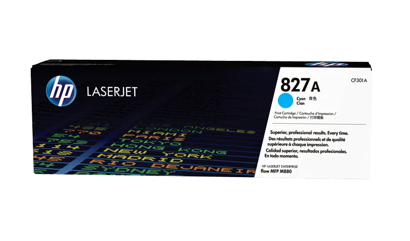 Toner HP 827A (CF301A), albastru (cyan), original, 32000 pagini