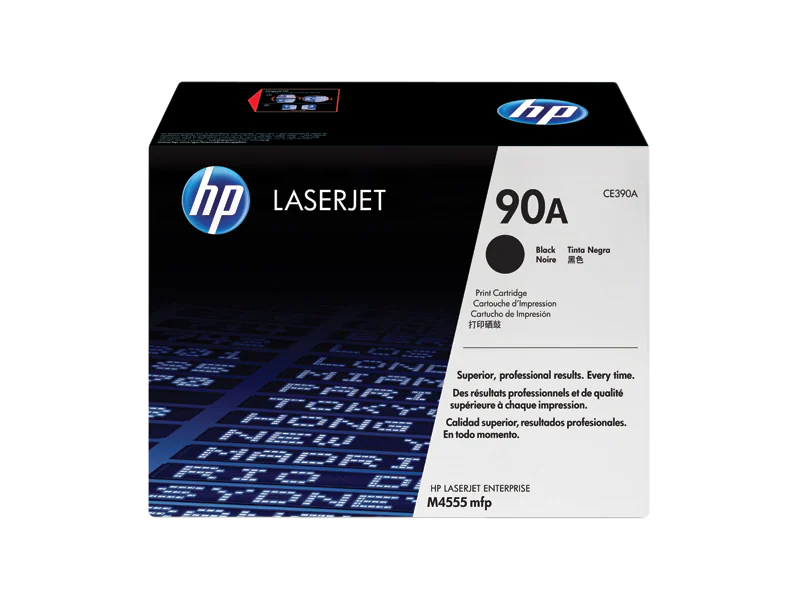 Toner original HP 90A (CE390A) negru (Black), 10000 pagini