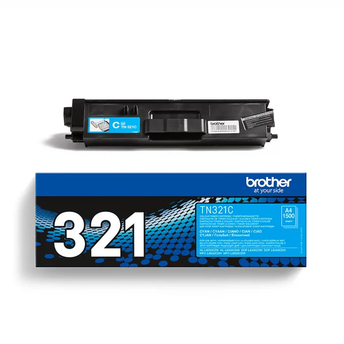 Toner Brother TN321C, albastru (cyan), original, 25.000 pagini