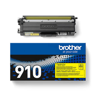 Toner Brother TN-910Y, galben (yellow), original, 9000 pagini